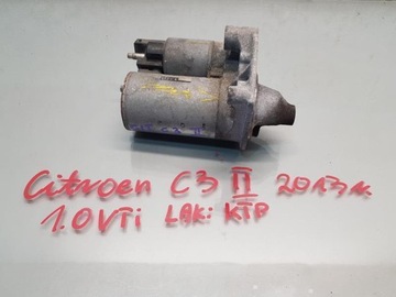 Стартер citroen c3 ii 1.0 vti 9671530880 фото №1