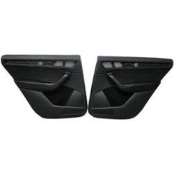 Skoda kodiaq 565 боковина обивка дверь зад кожа фото №1