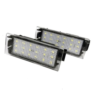Подсветка номерного знака led renault laguna iii 2007, eo-0043357 фото №1