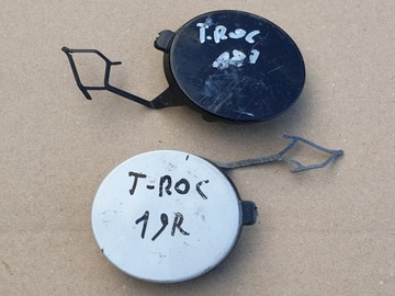 Заглушка бампера фаркоп перед vw t-roc 2ga807241m фото №1