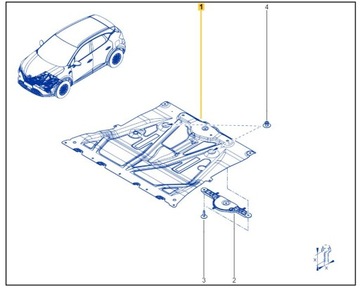 Захист pod двигун renault captur ii 2 фото №1