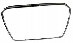 Планка рамка хром решітка решітка audi q5 8r рестайлінг фото №1