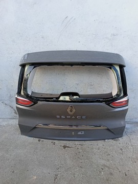 Renault espace v 16- крышка задняя зад багажника фото №1