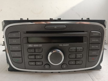 Радио радиопроигрыватель cd 6000cd 7m5t-18c815-ba ford focus mk2 04-08 фото №1