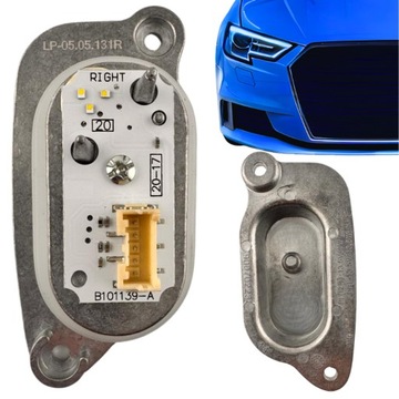 Модуль led jeż drl світла денних лампа ксенон do audi a3 8v fl 8v0998474 фото №1