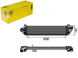 Інтеркулер volvo c30 c70 s40 v50 04- 1.6d 2.0d he фото №1