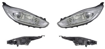 Фара лампа ford fiesta 13-17 led l+p tyc фото №1