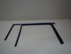 Прокладка рамка скла двері хром правих задніх mercedes eqb x243 фото №1