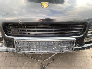 Porsche cayenne 1 i 9pa 02-07 решётка заглушка решётка бампера средняя фото №1