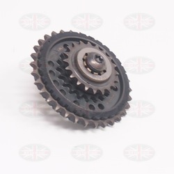 Колесо зубчатое распределительный вал discovery defender range rover evoque velar lr124261 фото №1