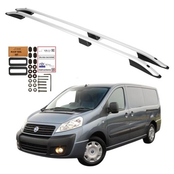 Рейлінги дахові fiat scudo citoren jumpy peugeot expert l1 короткий 2006-2017 фото №1