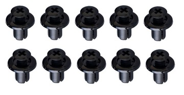 10szt. кліпса кліпса hyundai kia mazda захист підкрилки бампер 8 mm фото №1