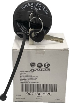 Кришка заливання пального alfa romeo fiat lancia fca оригінальний номер 71802520 fiat оригінал фото №1