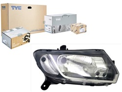 Фара h4 механический цвет вкладыш: хромированный фото №1