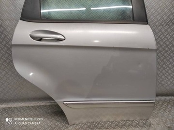 Двері задні праві зад сріблястий скло боковина mercedesd a клас w169 2.0 cdi фото №1