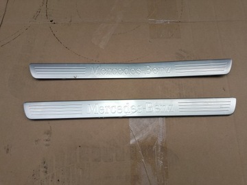 Планка пороговая накладка kpl mercedes w118 фото №1