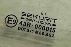Стекло левых передних дверь citroën berlingo mf 43r000015 2.0l дизель фото №1