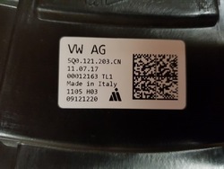 Вентилятор радиатор 5q0121203cn/ea/da/ /cd/cp ct фото №1