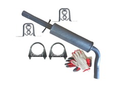 Vw golf bora beetle 1.4 1.6 2002r глушник середній фото №1