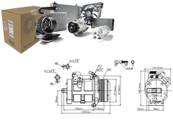 Компресор кондиціонера land rover range rover iii фото №1