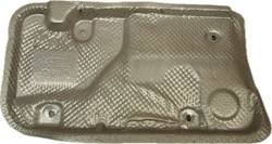 Защита плита термическая глушитель шасси audi q5 sq5 80a fy 80a804174b фото №1