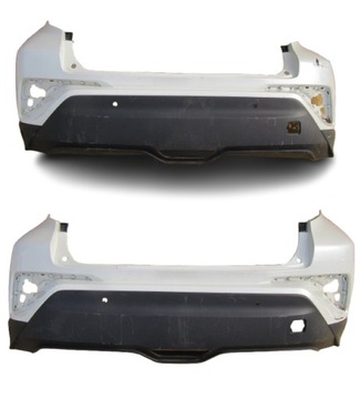 Бампер зад задній toyota c-hr 16- спойлер chr + накладка фото №1