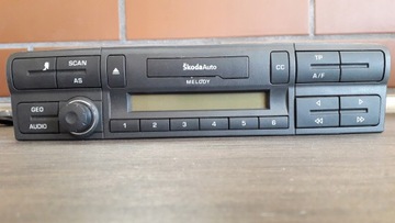Skoda octavia 2 ii радіо касета melody 1z0035152a фото №1