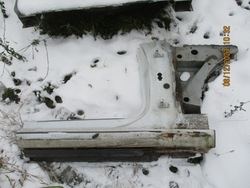 Audi a4 b8 2008 -2011 r - поріг праві ,стійка ls9r , білий фото №1