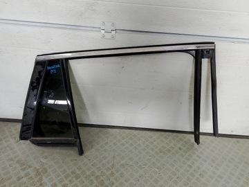 Lincoln aviator 2022 чорний label прокладка двері з скло правий зад фото №1