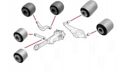 Втулки підвішування зад volvo s60 v70 s80 xc60 фото №1