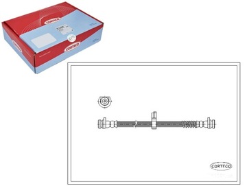 Шланг гальмівний гнучкий landrover corteco фото №1