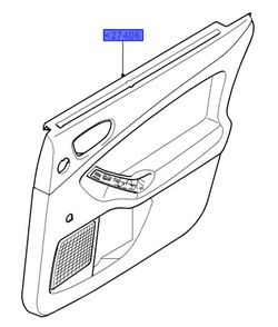 Боковина дверь зад lh ford mondeo mk4 фото №1