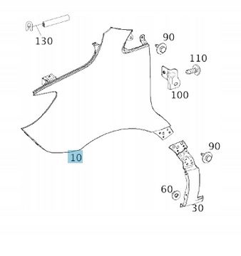 Оригінальний крило pr. mercedes sprinter 910 фото №1
