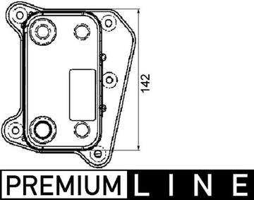 Mahle оригінал clc 38 000p радіаторів масла, масло двигунний фото №1
