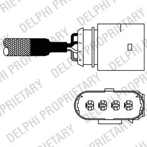 Лямбда-зонд delphi es10981-12b1 audi a3 фото №1