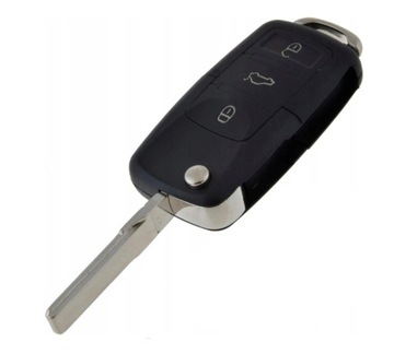 Ключ pilot корпус seat leon ibiza skoda fabia фото №1