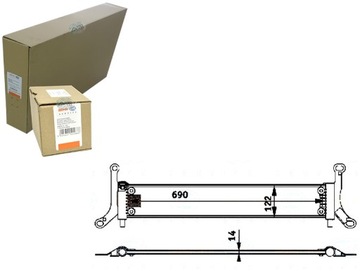 Behr hella радіаторів audi q7 vw touareg 3,0-5,0tdi фото №1