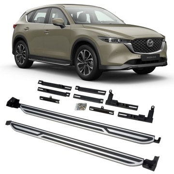 Mazda cx-5 ii kf 2017+ градусы боковые пороги автомобильные фото №1