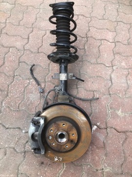 Nissan qashqai ii j11 поворотный кулак левая амортизатор фото №1