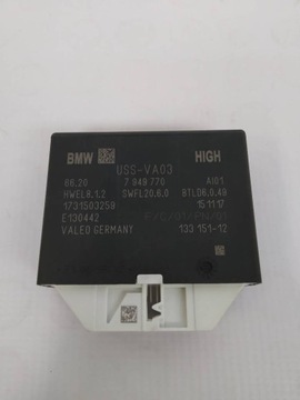 Модуль pdc 7949770 bmw 5 g30 g31 m5 f90 6 gt g32 фото №1