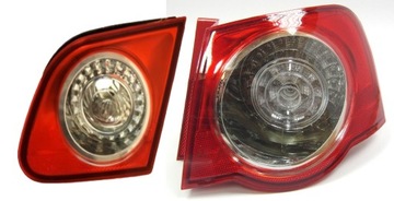 Vw passat b6 05- лампа задня зовнішня led + внутрішня права фото №1