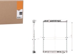 Радіаторів двигуна nrf 118169 118168o o mea2193 фото №1