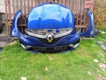 Перед kpl clio v rs line аксессуар капот бампер pas led фото №1