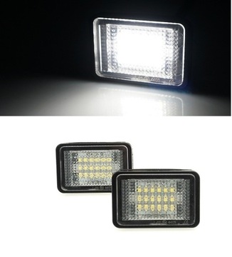 Подсветка номерного знака led mercedes glk x204 08 -12 фото №1