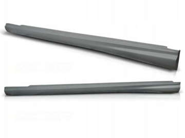 Пороги mercedes w211 02-06 amg стиль фото №1