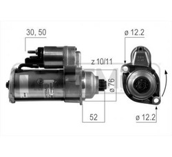 Era messmer стартер , skoda, vw фото №1