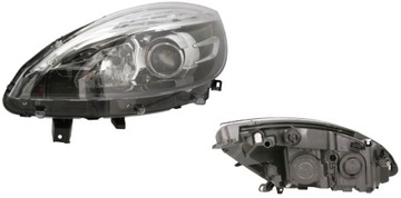 Фара лампа левый renault scenic 12-16 valeo фото №1