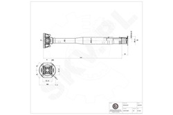 Wał привідний mercedes cls x218 cls 63 amg 05.13-12.17 a2214101801 фото №1