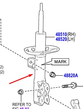 Toyota yaris cross 2021- амортизатор перед новый ! фото №1