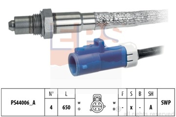 Датчики лямбда eps 1.998.300 фото №1